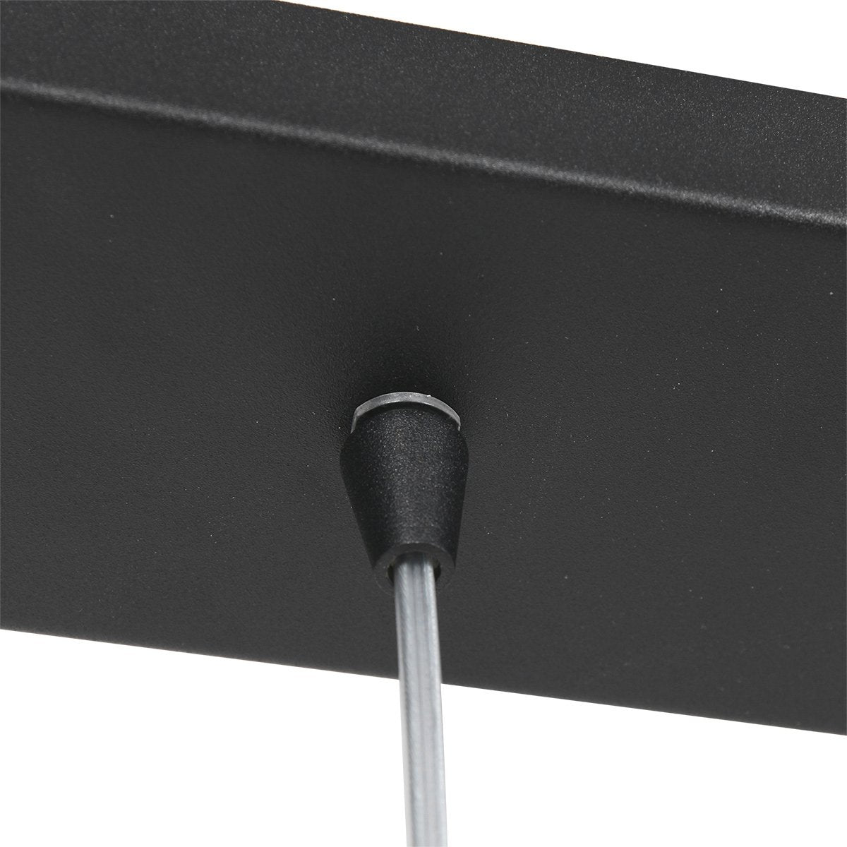 Hanglamp Tallerken 2654ZW Zwart - Modern, Hoogte Verstelbaar, Materiaal: Glas en Metaal, Binnen, Steinhauer