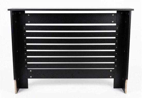 VDD - Radiatorombouw - Verwarming decoratie - Zwart - 111,5 x 19 x 82 cm
