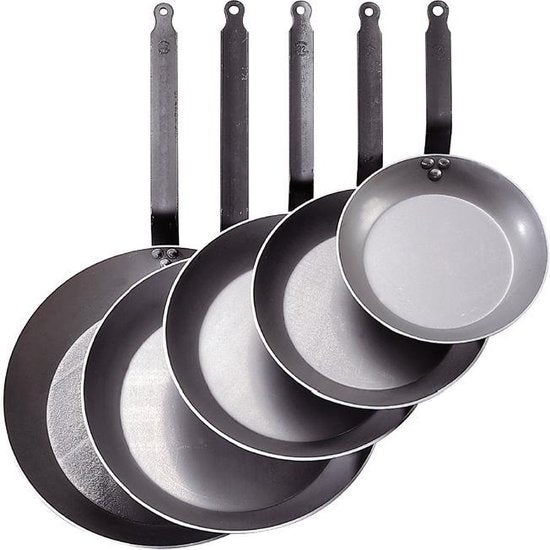 De Buyer Carbone Plus Koekenpan - Ø Bovenaan 28 cm - Plaatstaal