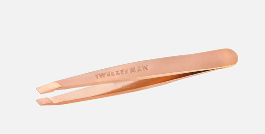 Tweezerman Mini Slant Tweezer – Schuin Pincet – Rose Gold