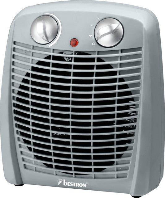 Bestron Kachel - AFH211G - 2 Warmtestanden - Omvalbeveiliging - 2000W - Wit - 5 jaar garantie