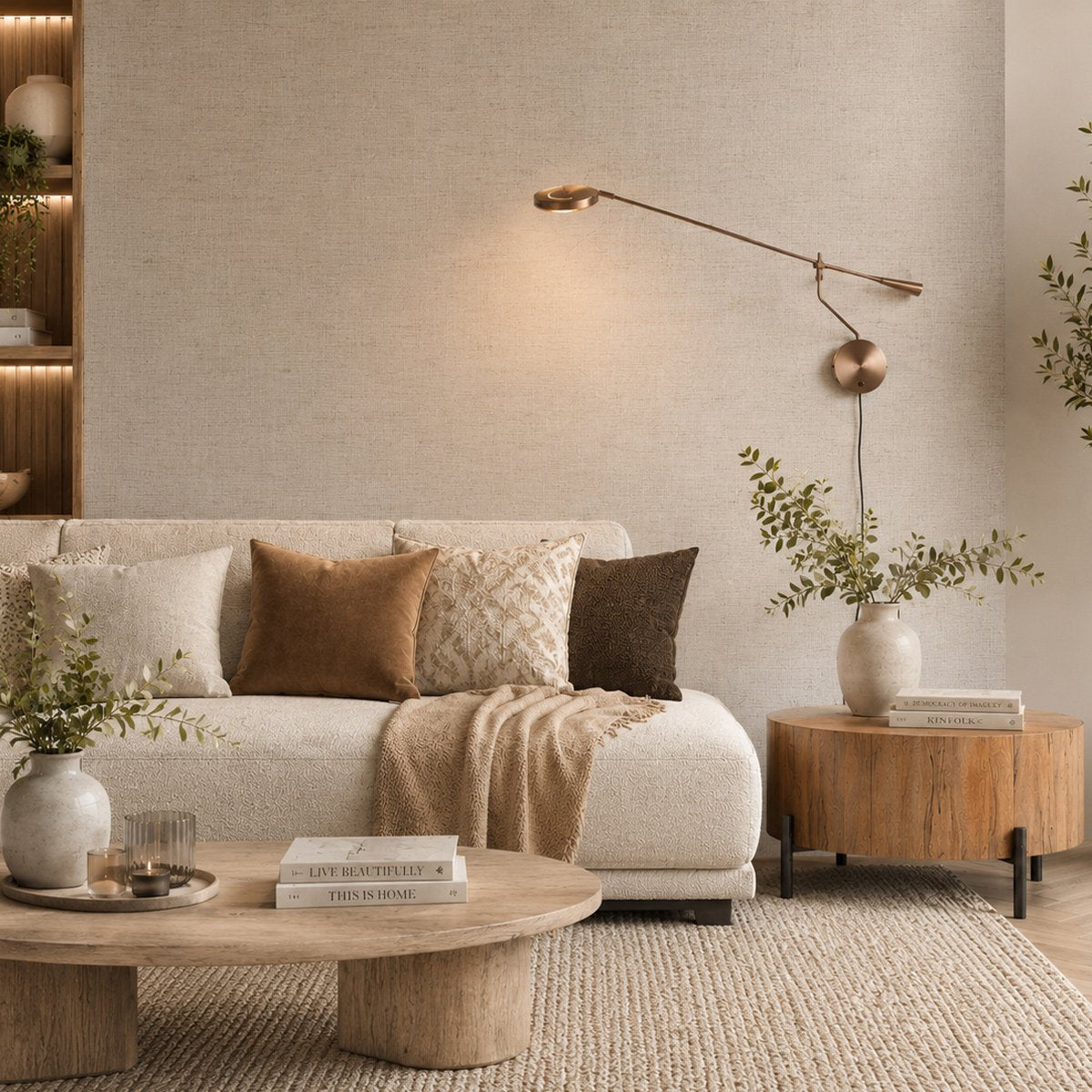 Steinhauer Exclusive - wandlamp - Soleil2 - brons - kunststof metaal - bedlampje - LED - 4387BR