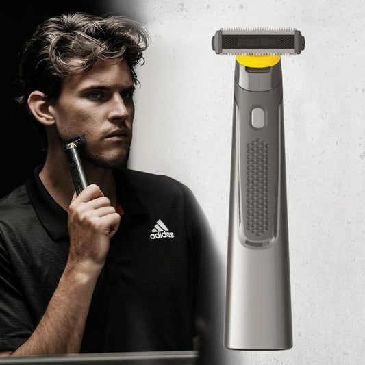 MicroTouch Titanium Solo Trimmer en Scheerapparaat - Geschikt voor Baard en Lichaam - Voor Alle Huidtypen - Inclusief 3 Opzetstukken
