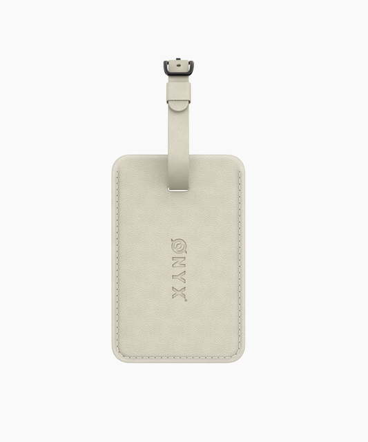 Onyx Kofferlabel - Ivory White – Elegant & Tijdloos Reisaccessoire