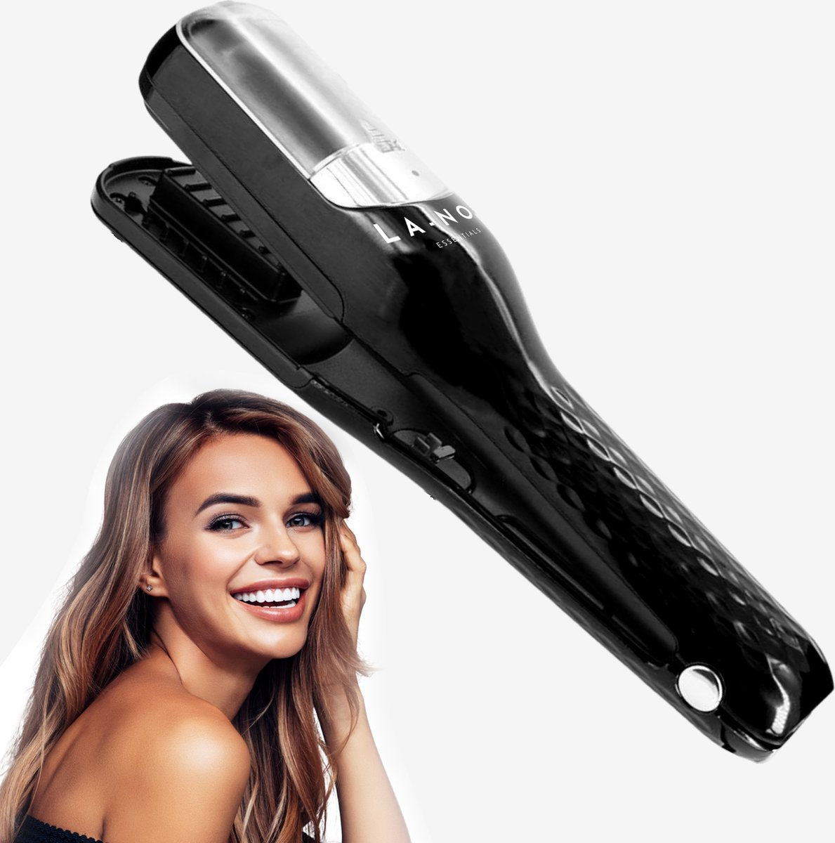 La Nou® Split Remover 4 - Split Ender Zwart - Draadloos - Voor Gespleten Haarpunten - Inclusief Haarklemmen, Borsteltje en Opbergdoosje