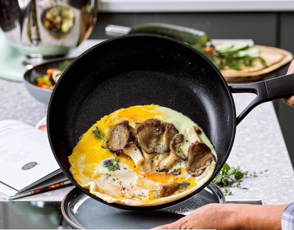 KitchenAid Classic Forged Aluminium Koekenpan 20 cm – Zwart – Geanodiseerd Aluminium
