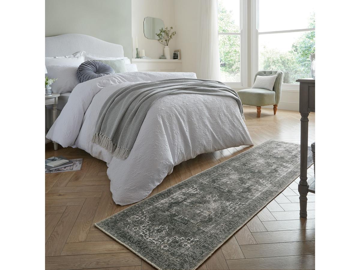 Flair Rugs Gabriella Traploper - Wasbaar - Monochrome - maat 80x300cm