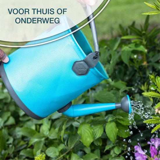 Colapz Opvouwbare Emmer en Gieter 9L - Jerrycan met Kraantje 7 tot 9 liter - Emmer met Deksel Afsluitbaar - Blauw - BPA-vrij - 27 x 22 x 22 cm - Kamperen met Caravan en Camper in 2025