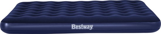 Bestway Pavillo Luchtbed met Flocked Oppervlak - queen size - 203x152x22 cm - 67003 - Blauw