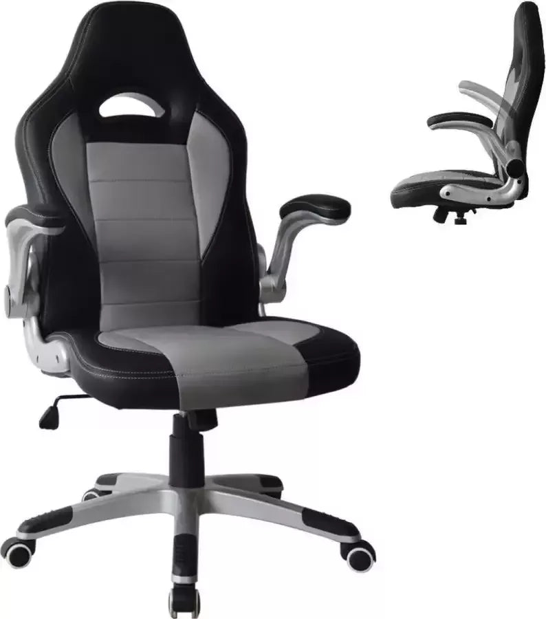 VDD Gaming Thomas Ergonomische Gamestoel - Racing Stijl - Verstelbaar - Zwart