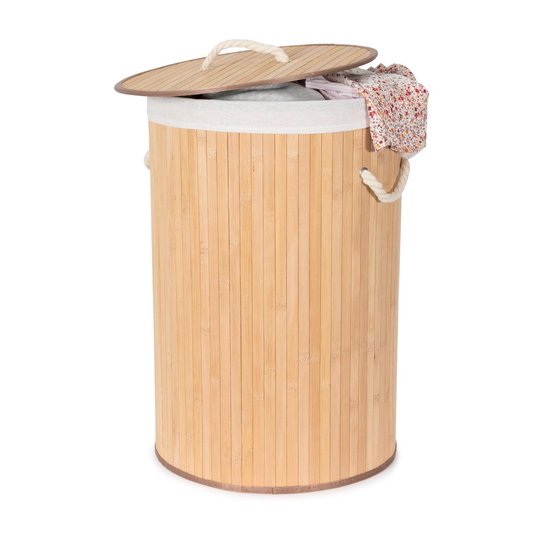 Compactor Wasmand Bamboe 40 X 60 Cm Bruin