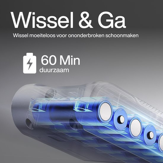 Samako - Losse accu - Geschikt voor de CleanDetect steelstofzuiger