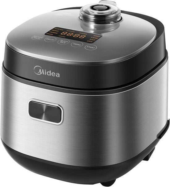 Midea - Rijstkoker - Rice Cooker MB-RC209 - 2 L inhoud - 30 min quick rice - Slow cook - 24 uur uitgestelde start - 12 uur automatisch warmhouden - Vaatwasser bestendigd