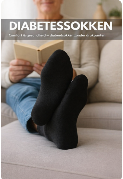 Heldenwerk Premium Diabetikersokken Heren 43-46 – 6 Paar – Naadloos, Zonder Strakke Elastiek, Comfortband – Zwart