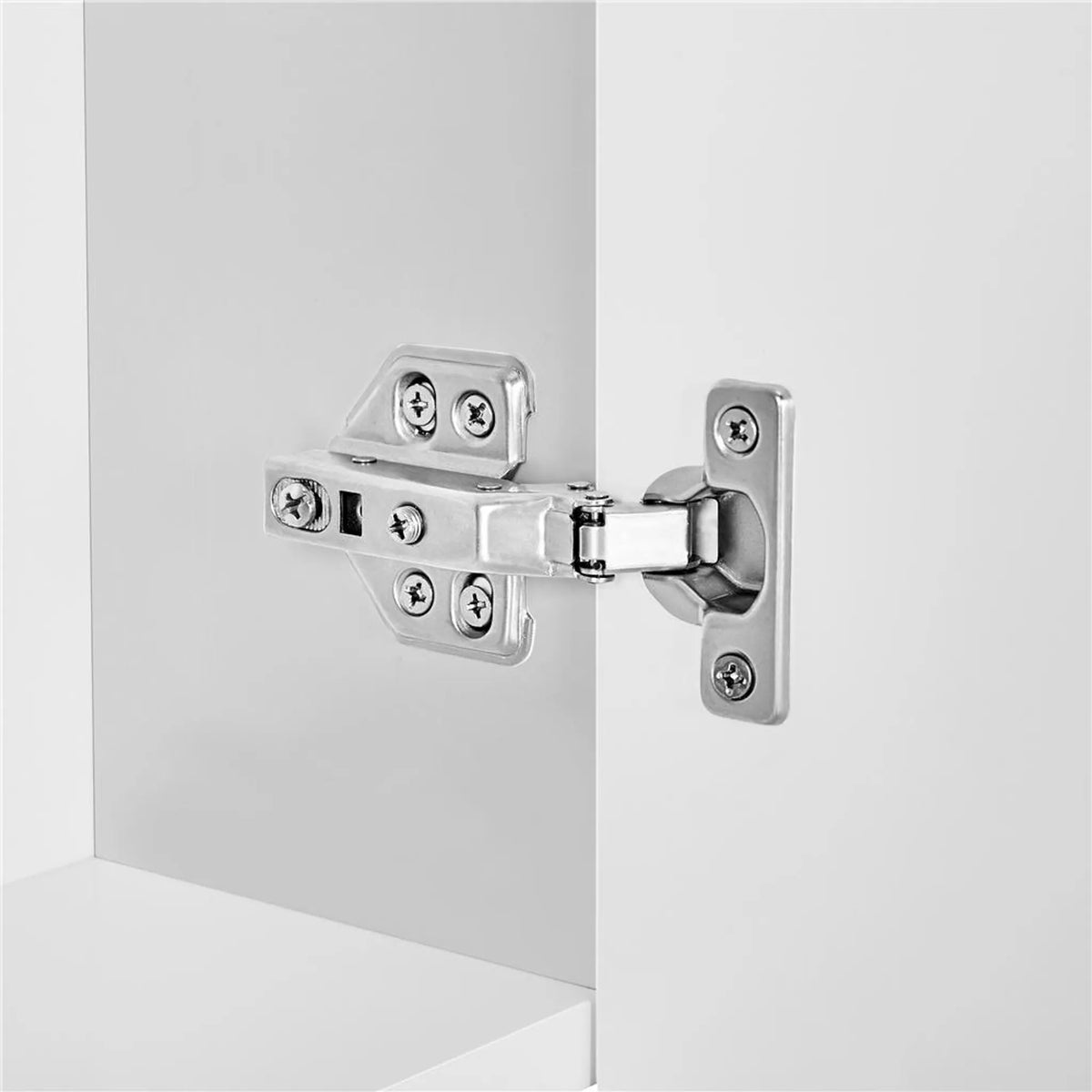 Yaheetech Stijlvolle Spiegelkast voor de Badkamer 63x15x60 cm – Fris Wit – MDF en Glas