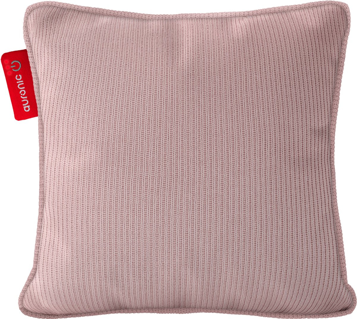 Auronic Warmtekussen - Knitted - 45x45 cm - Draadloos - Oplaadbaar - Elektrisch - Infrarood - Poederroze