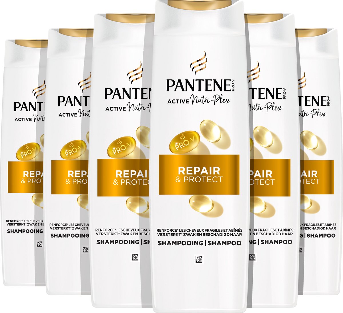 Pantene Shampoo 3in1 Repair Protect - Voeding en Herstel - 6 x 325 ml