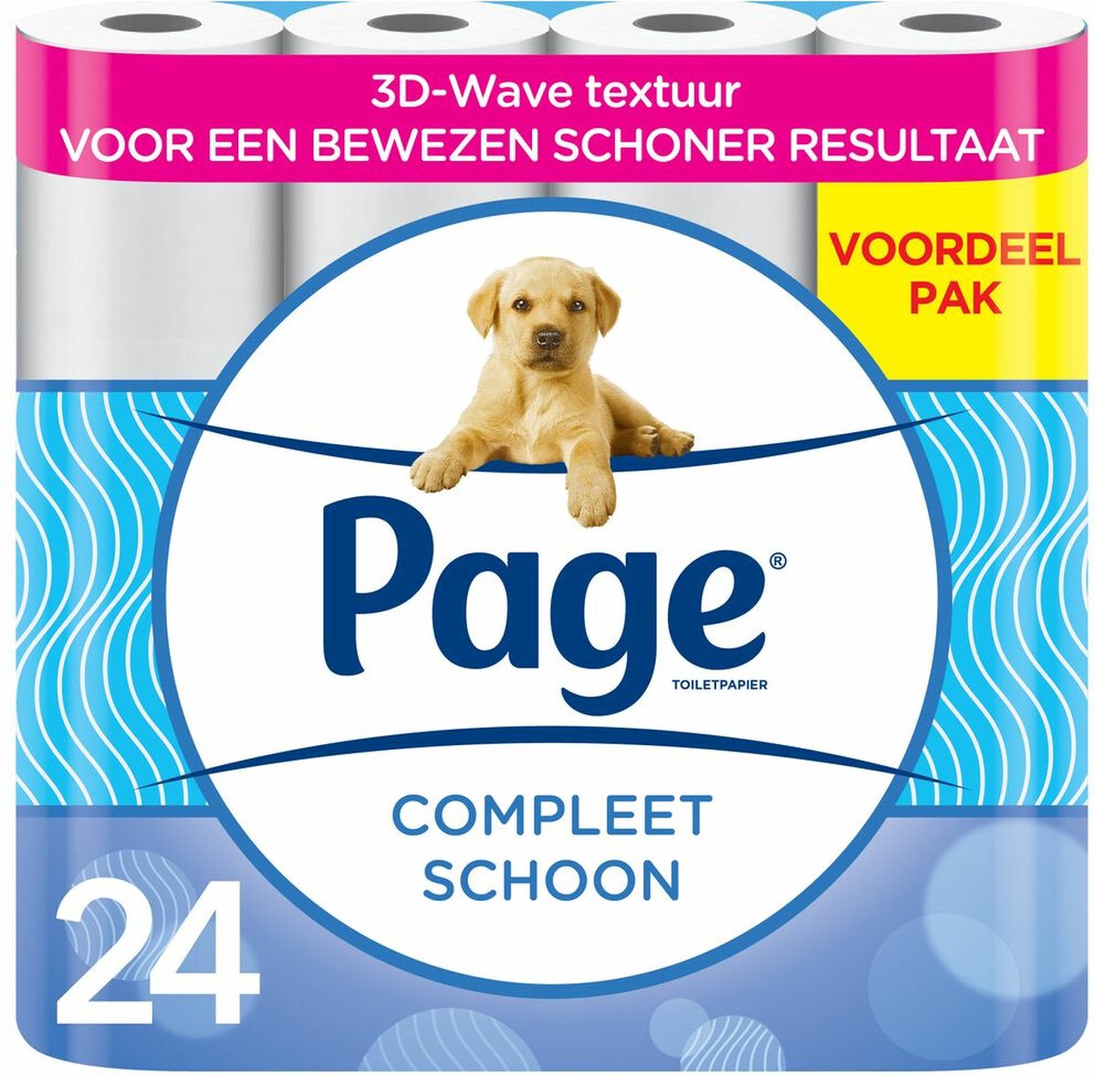 Page Toiletpapier Compleet Schoon 2-laags - 24 rollen - Wit