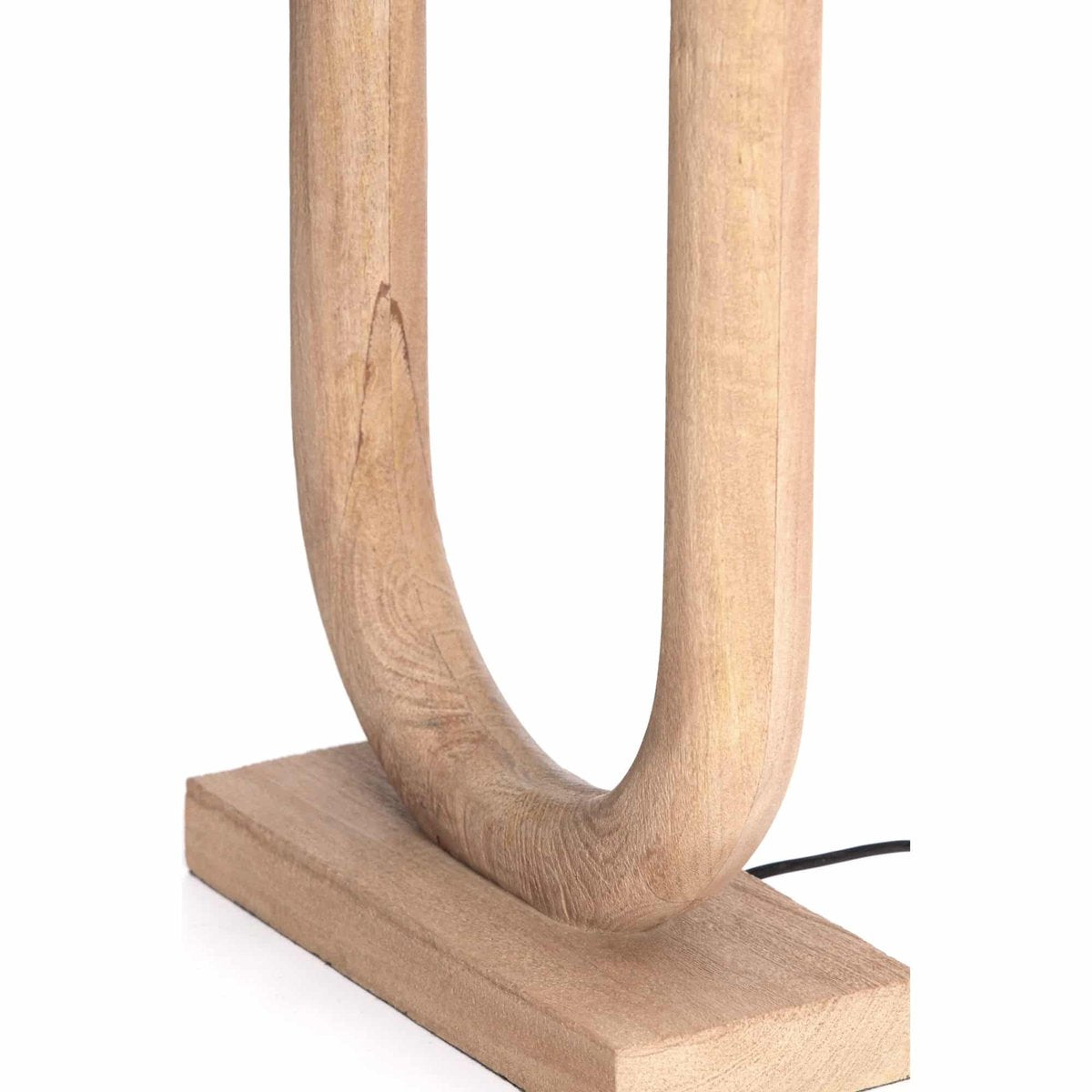 Light & Living tafellamp Paceco bruin – 30x12x59 cm – houten lampvoet – woonkamer | slaapkamer