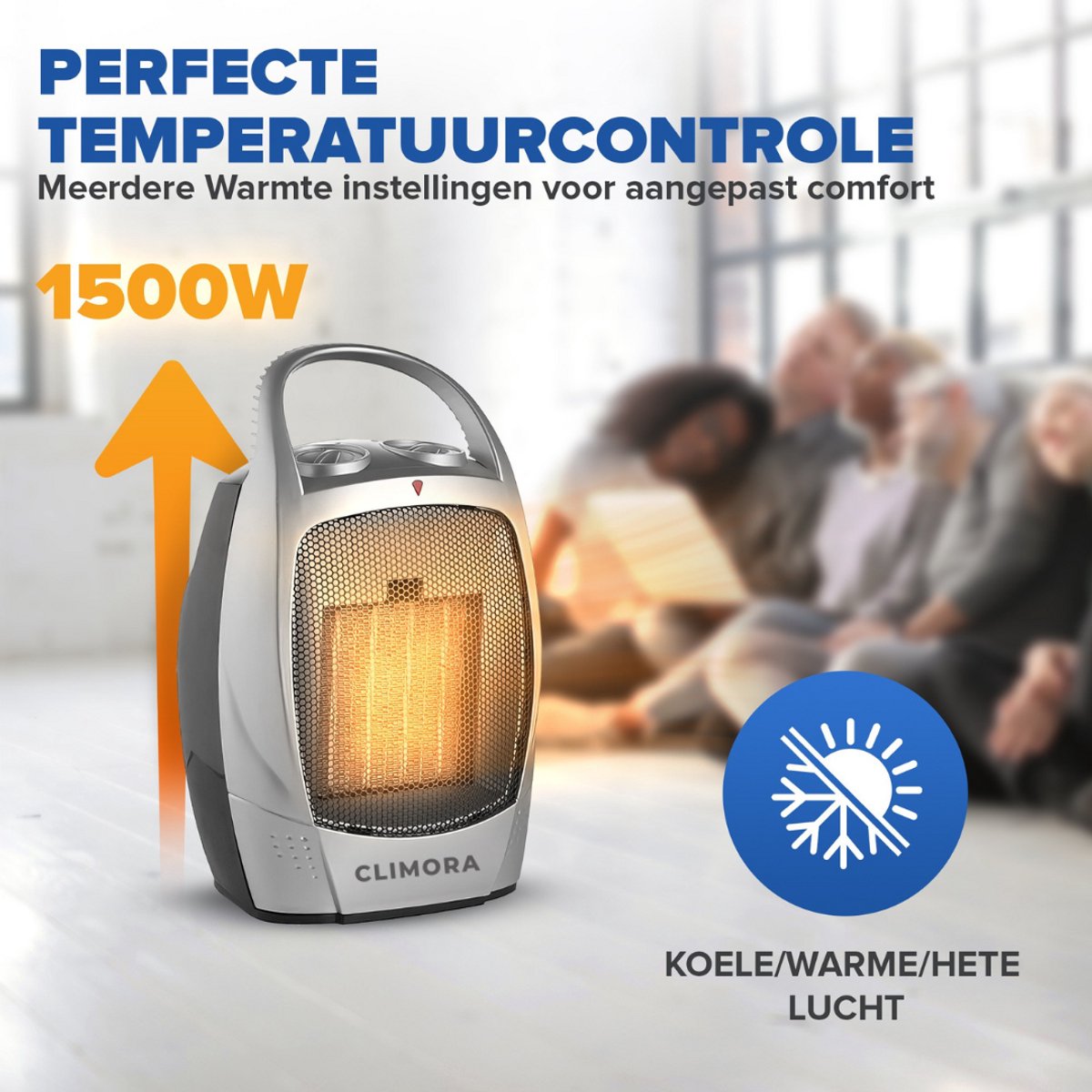 WITTS Elektrische kachel - Snelle Opwarming - Convectorkachel Electrisch - Kachel - Verwarming