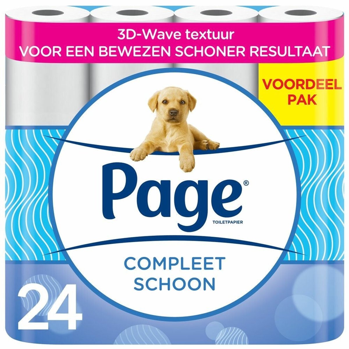 Page Toiletpapier Compleet Schoon 2-laags - 24 rollen - Wit