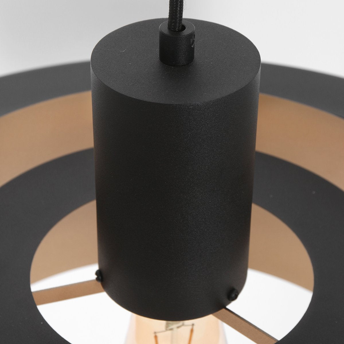 Anne Lighting Hanglamp Flinter – Ø50 cm – Metaal – E27 – Zwart