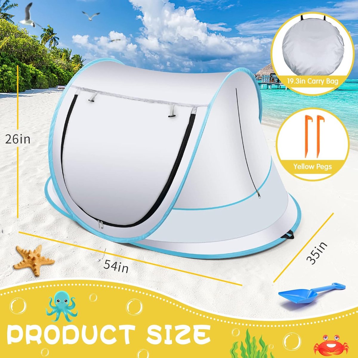 Fuegobird BabyBox Campingbedje - UV50+ - Opvouwbaar - Incl. Muggengaas - 140 x 65 x 90 cm - Zilver