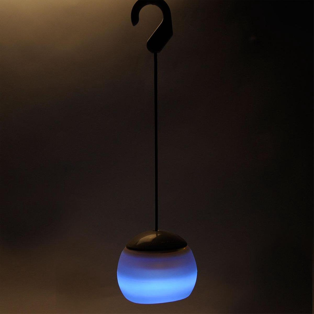 LED Hanglamp - Bol - 4 LED - Silicone - wit