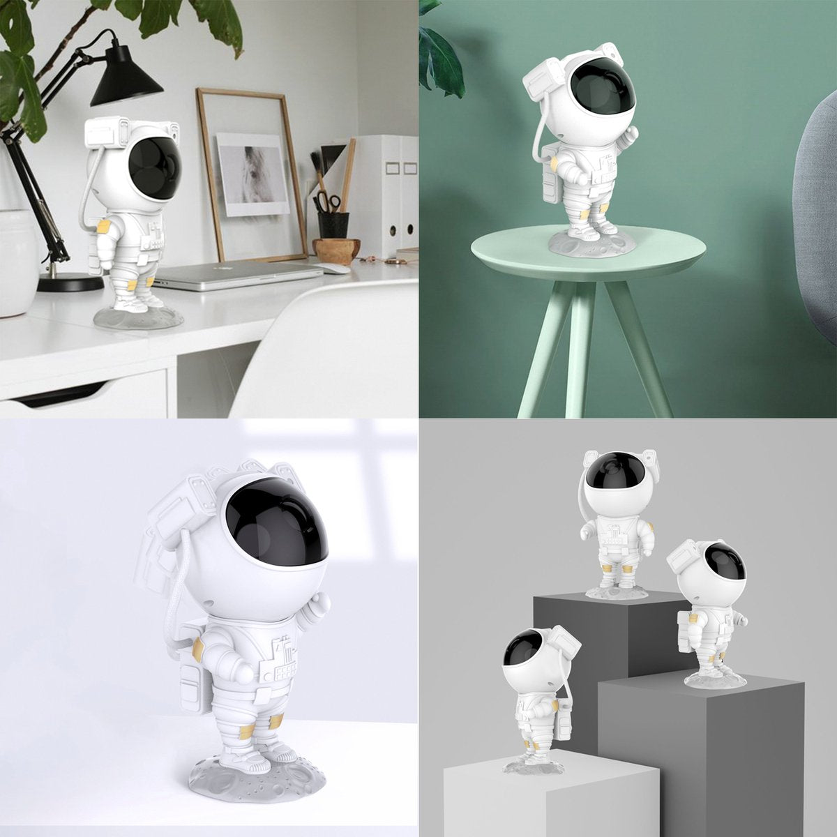 Swiftvein Astronaut Sterren Projector - Galaxy Projector met afstandsbediening - 8 kleurencombinaties