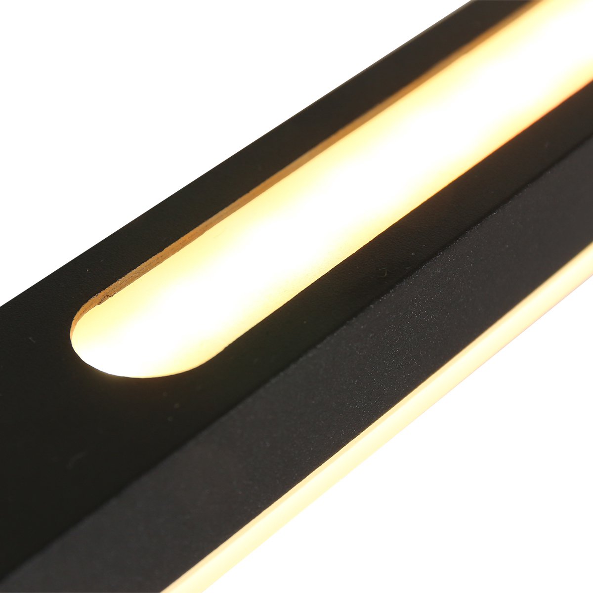 Verstelbare hanglamp Zelena – 2-lichts – Kunststof / Metaal – 155 cm – In hoogte verstelbaar tot 117 cm – Modern design – Zwart