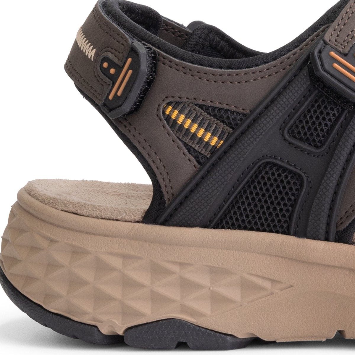 Travelin' Brusdal - Heren outdoorsandalen - Lichtgewicht - Outdoorsandalen - Donkerbruin - Maat 43