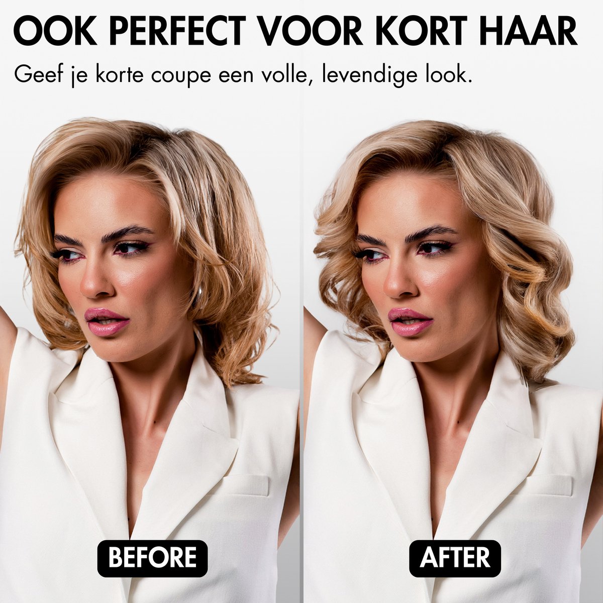 Sansbeauté® Krultang met Klem - 25mm - Keramische Haarkruller - Krultangen - Haarstyler - Krulborstel