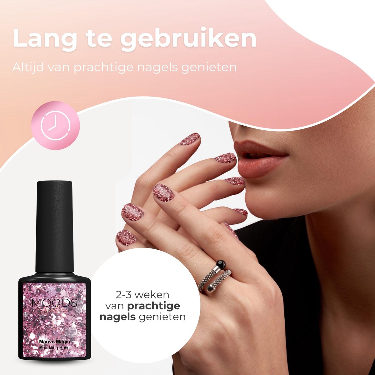 Moods Gellac 6-delige Set – Gellak Starterspakket – Gel Nagellak 8ML – Mauve Magic – Chique Neutrale Kleuren – 6 x 8ML