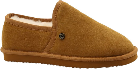 Alpacas Footwear Zachte Heren Pantoffels - Cognac - Maat 43