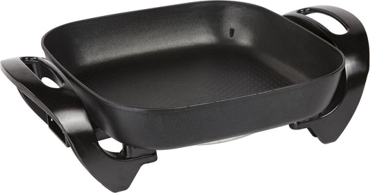 Skoov Hapjespan – 2-in-1 Elektrische BBQ Grill met Hotpot - Met Deksel – Multifunctionele Smokeless Non-stick Pan – Indoor Grill & Fondue