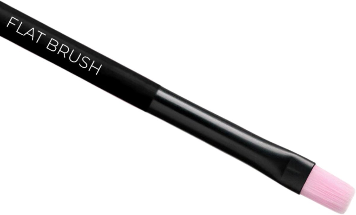 Moods Gellac Flat Brush – Nagelborstel – Voor Gellak & Nail Art – Zwart
