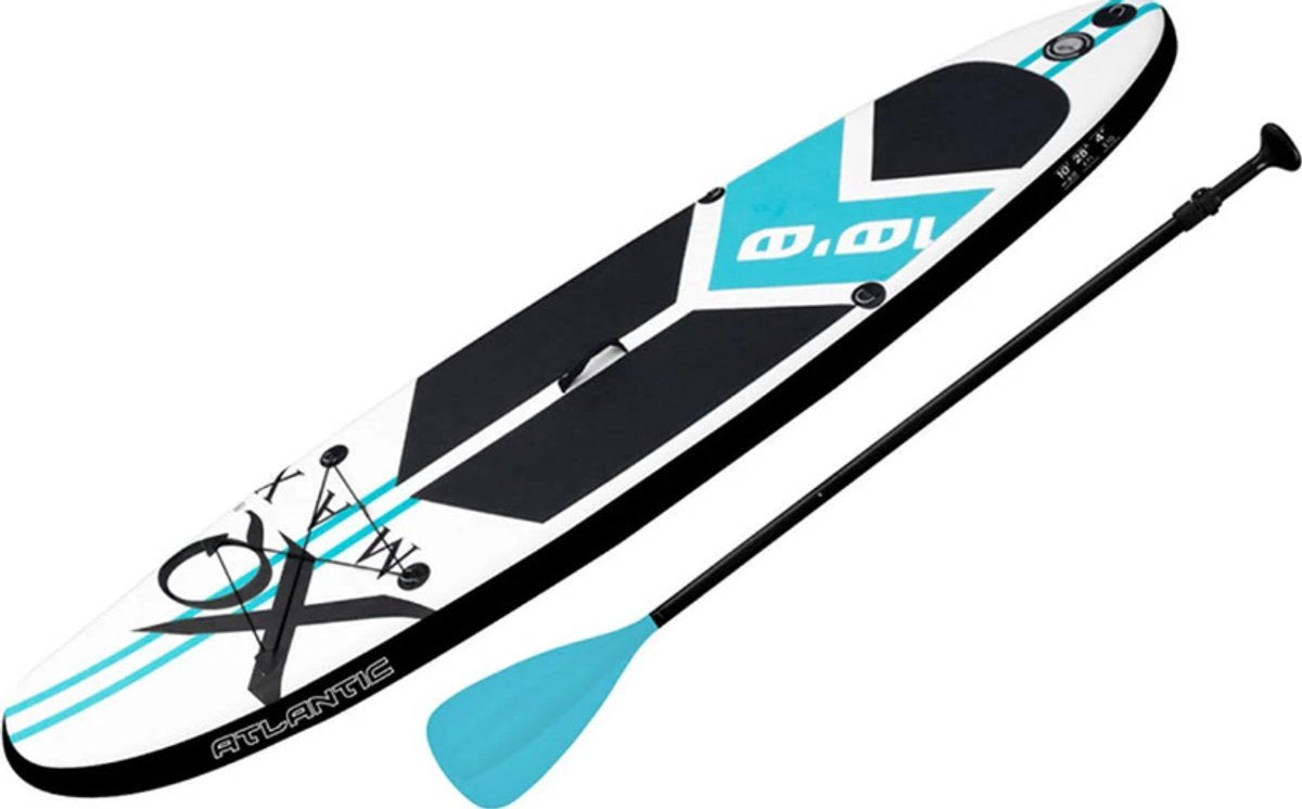 XQ Max Sup board beginners 320 cm - 6-delige set - Blauw Zwart