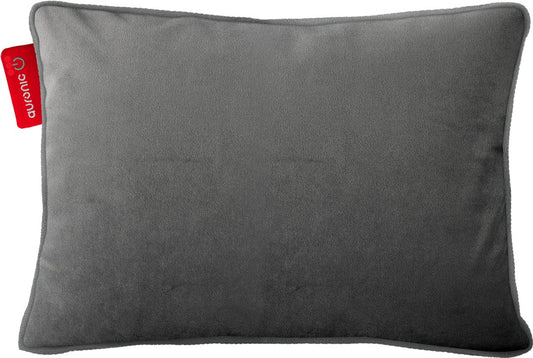 Auronic Warmtekussen - Velvet - 45x60 - Draadloos - Oplaadbaar - Elektrisch kussen - Infrarood - Grijs