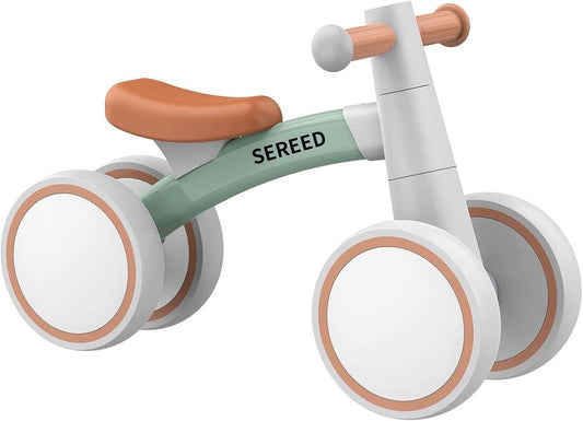 Keebies Stevige Kinderloopfiets - Peuters 12–24 Maanden – Grijs – 25,4 cm Zithoogte – 1,6 kg Lichtgewicht