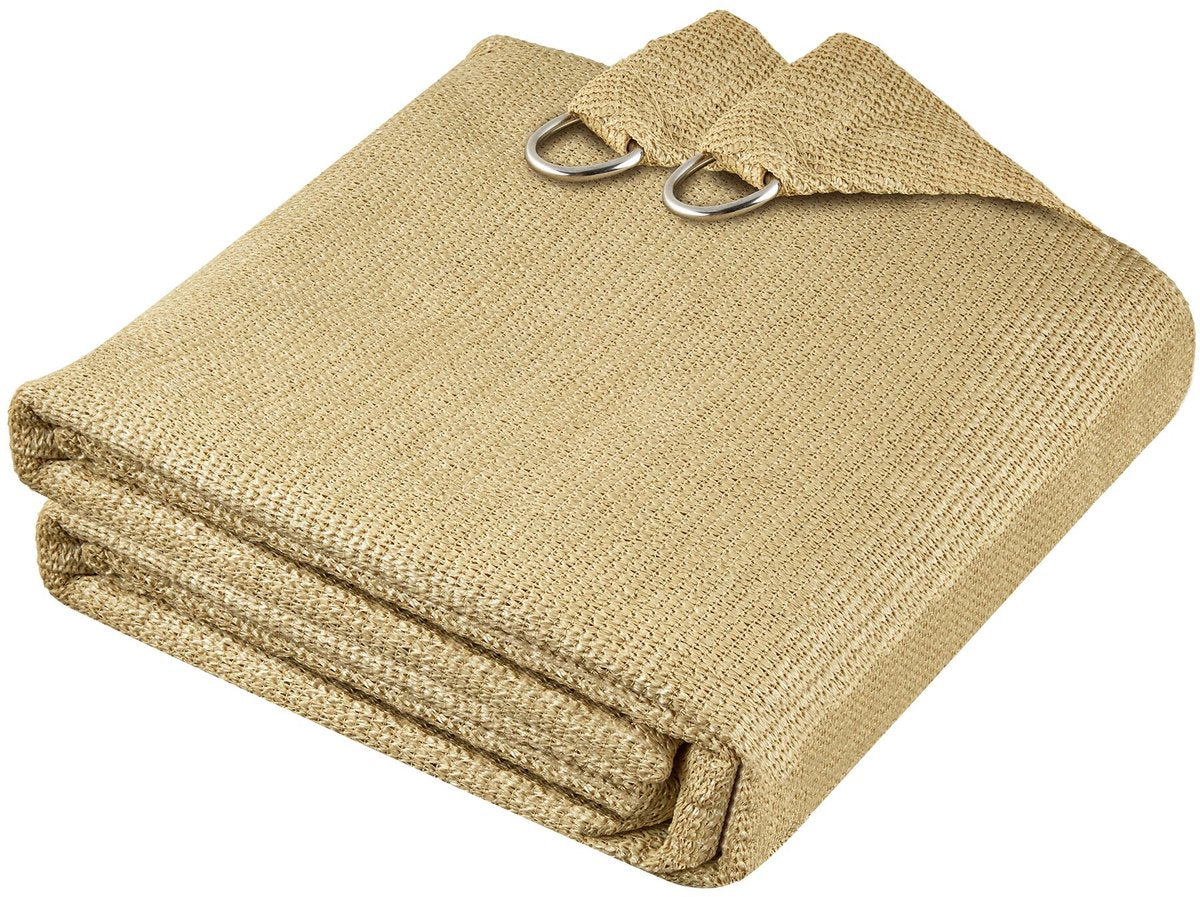 tectake Rechthoekig Schaduwdoek Sunny - 2 x 3 m – Zandkleur