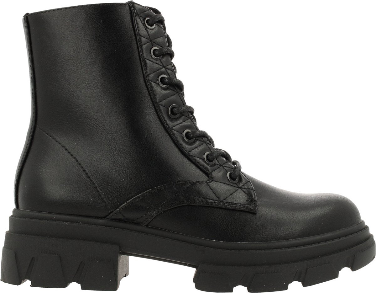 Bullboxer Dames Boots 267514F6S – Zwart – Maat 38 – Bovenwerk PU – Zool TR