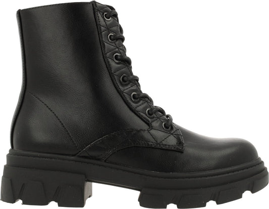 Bullboxer Dames Boots 267514F6S – Zwart – Maat 38 – Bovenwerk PU – Zool TR