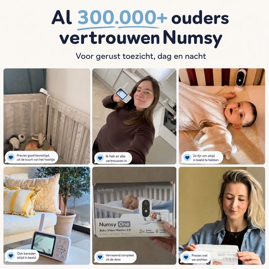 Numsy One Babyfoon Extra Camera · Uitbreiding