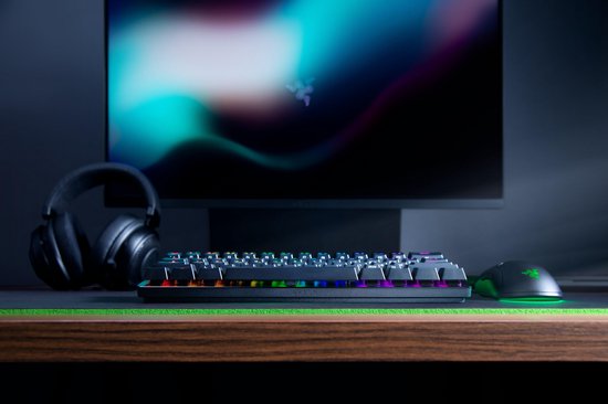 Razer Huntsman Mini - Gaming Toetsenbord - Lineaire Red Switch - RGB - 60% Layout - Qwerty - Zwart