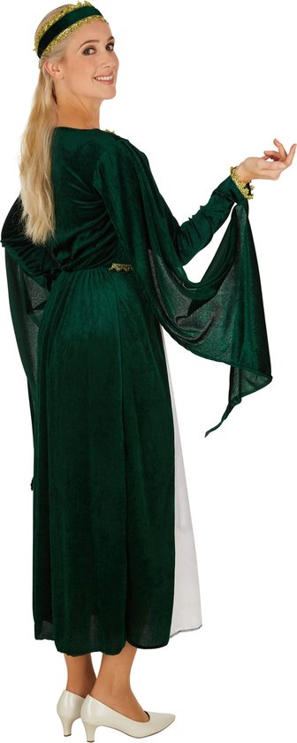 dressforfun - Vrouwenkostuum kasteelprinses XXL - verkleedkleding kostuum halloween verkleden feestkleding carnavalskleding carnaval feestkledij partykleding - 301204