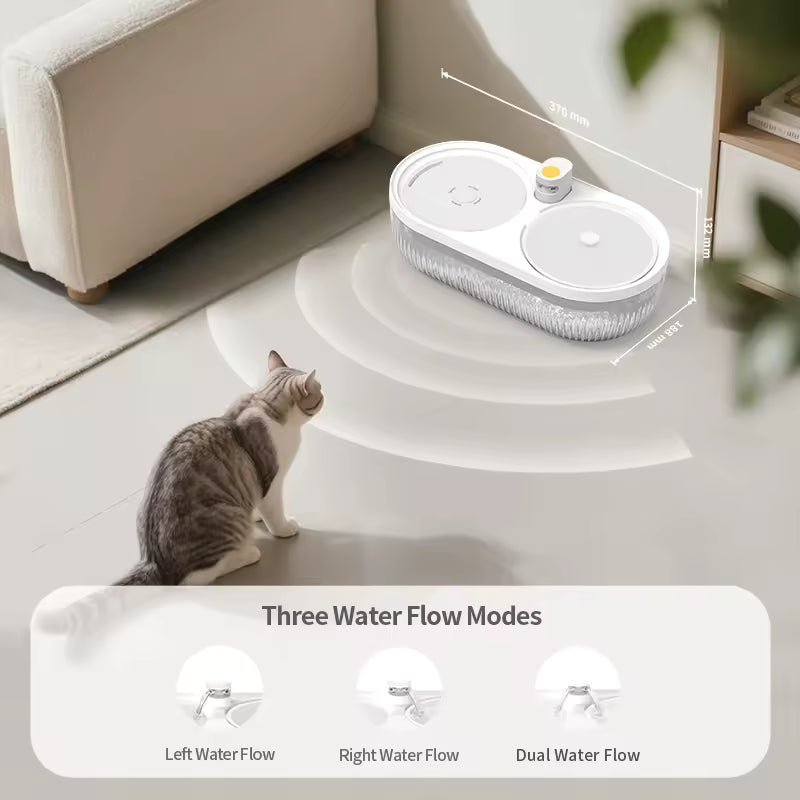 LeLo pets MSP-05 zelfreinigende kattenbak 65 L met drinkfontein - wit