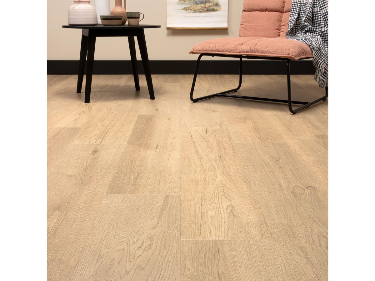 CanDo Click de Luxe Plank XB Zand Eiken - 7,5 mm Dik - Met 1,5 mm Ondervloer