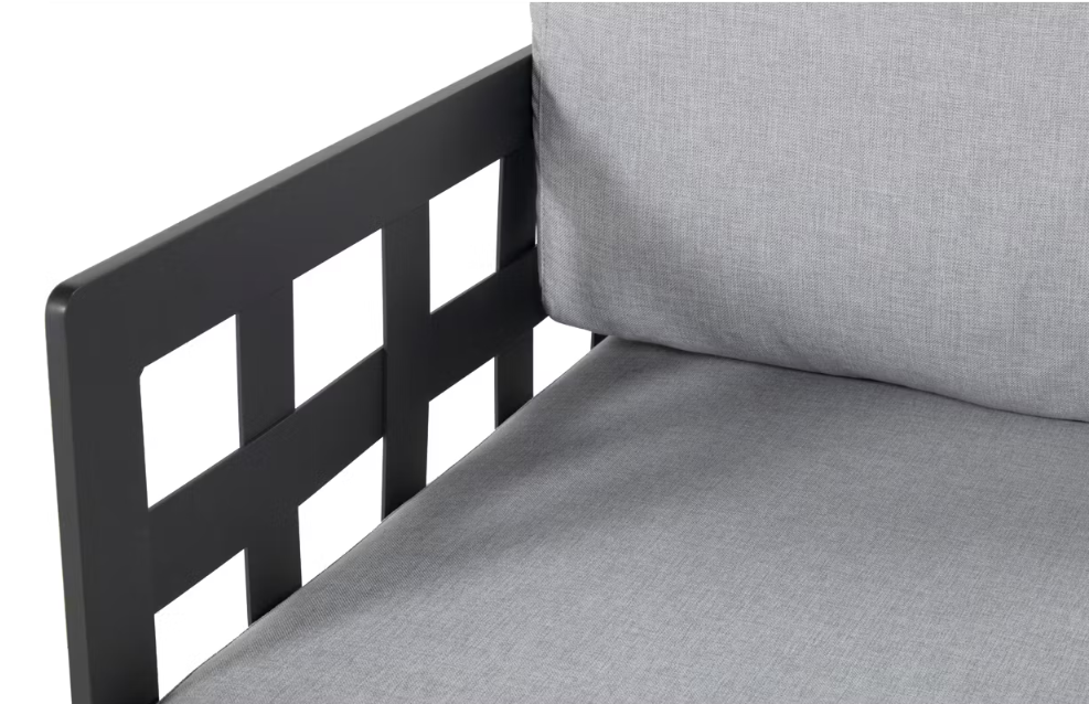 Hartman Cestelli Loungestoel Aluminium Charcoal – 84x84x85 cm