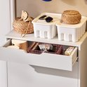 Schoenenkast met 2 Kleppen en Lade – Wit – 60×30×90 cm – Moderne Hal Schoenenopberger