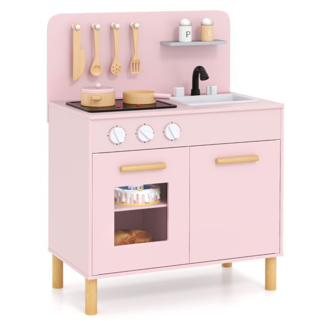 coast Speelkeuken – Incl. Licht, Geluid & Accessoires – 55 x 31 x 75 cm – Roze